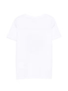 T-shirt per bambino Stella McCartney Kids bianca con stampa balena TY8Q61 Z0434 100 STELLA McCARTNEY KIDS 