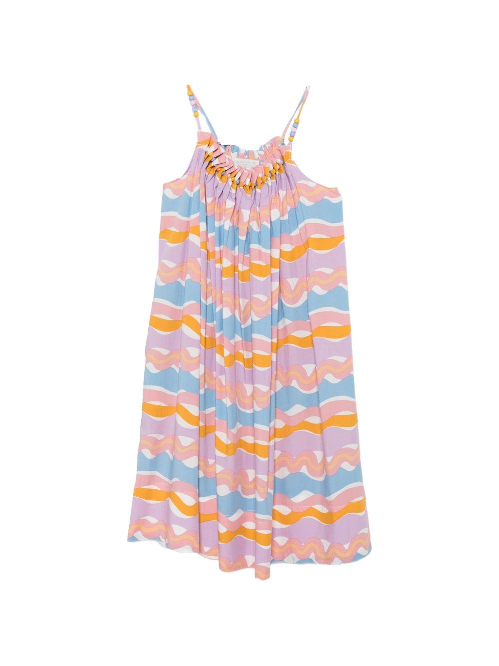 Abito per bambina Stella McCartney Kids multicolore con dettagli perline TY1A82 Z3442 999MC STELLA McCARTNEY KIDS 