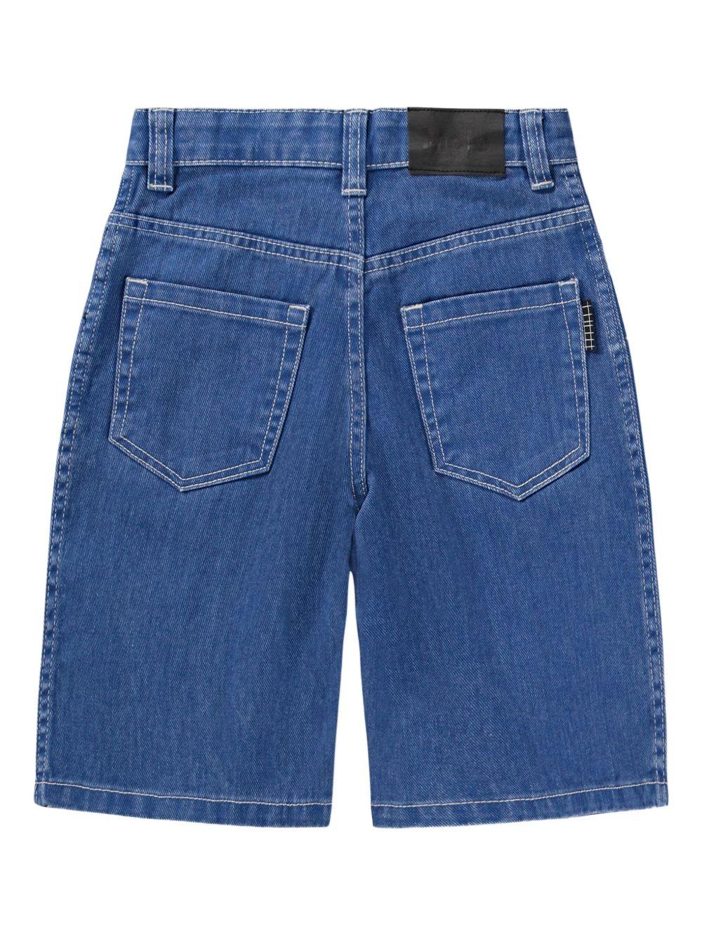 Shorts Arts per bambino Molo denim con design a cinque tasche 6S26H105 5653 MOLO KIDS 