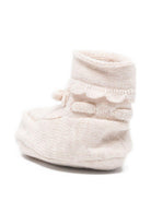 Scarpine da culla per neonata Tartine & Chocolat beige con dettaglio fiocco CC89000 62 TArtine & Chocolat 