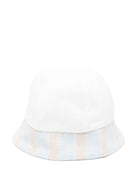 Cappello per neonata La Stupenderia bianco con orlo a contrasto e corona rotonda TBCP53D02 R49 LA STUPENDERIA KIDS 
