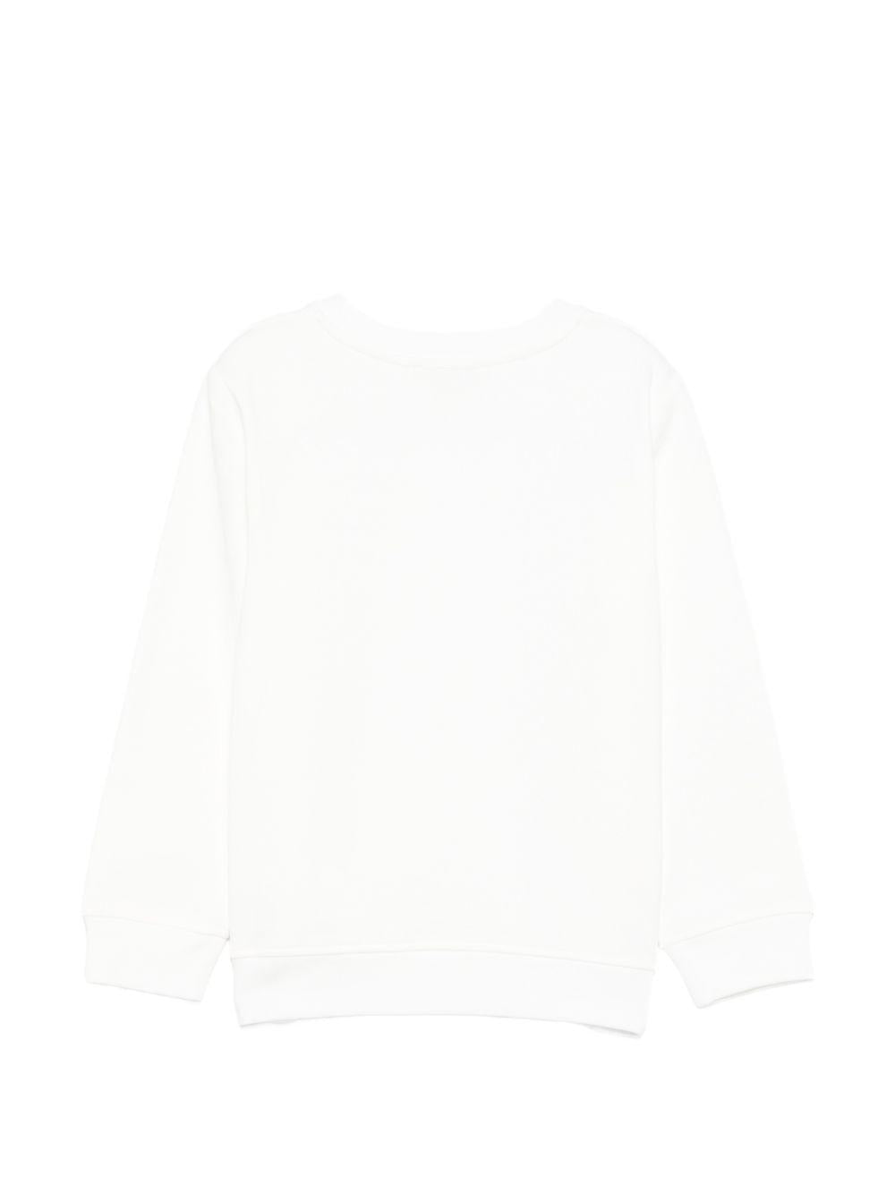 Felpa per bambina Stella McCartney Kids bianca con logo sul davanti TY4C10 Z3409 101 STELLA McCARTNEY KIDS 