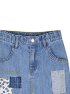 Gonna per bambina The Marc Jacobs Kids denim con toppe decorative W60726 Z10 THE MARC JACOBS KIDS 