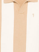T-shirt per bambino Trussardi Junior beige con design a righe TBP26127PO BEIGE N.E. TRUSSARDI KIDS 