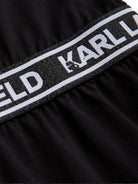 Abito per bambina Karl Lagerfeld Kids nero con banda logo Z31152 09B KARL LAGERFELD KIDS 