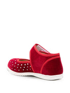 Ballerine per bambina Monnalisa Kids rosse con dettagli strass 83H010 8788 0043 MONNALISA KIDS 