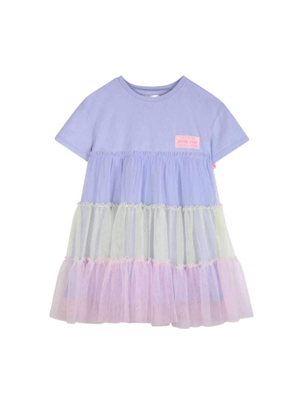 Abito per bambina Billieblush multicolore girocollo U21823 81S BILLIEBLUSH KIDS 