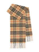 Sciarpa per bambini Burberry Kids beige con motivo Vintage Check 8089369 B9368 BURBERRY KIDS 