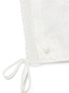 Abito battesimale per neonati Paz Rodriguez bianco con volant in pizzo con cuffia 008-153267 60 PaZ RODRIGUEZ KIDS 