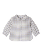 Camicia per neonato Bonpoint bianco con motivo a quadri W05YSHW00003 374C BONPOINT 
