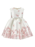 Abito per neonata Monnalisa bianco con stampa a fiori 73G905 7673 0191 MONNALISA KIDS 