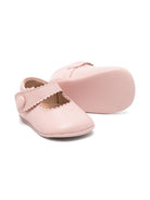 Scarpe primi passi per neonata Eli1957 rosa con soletta in pelle con logo 0347AL ROSPALE ElI 