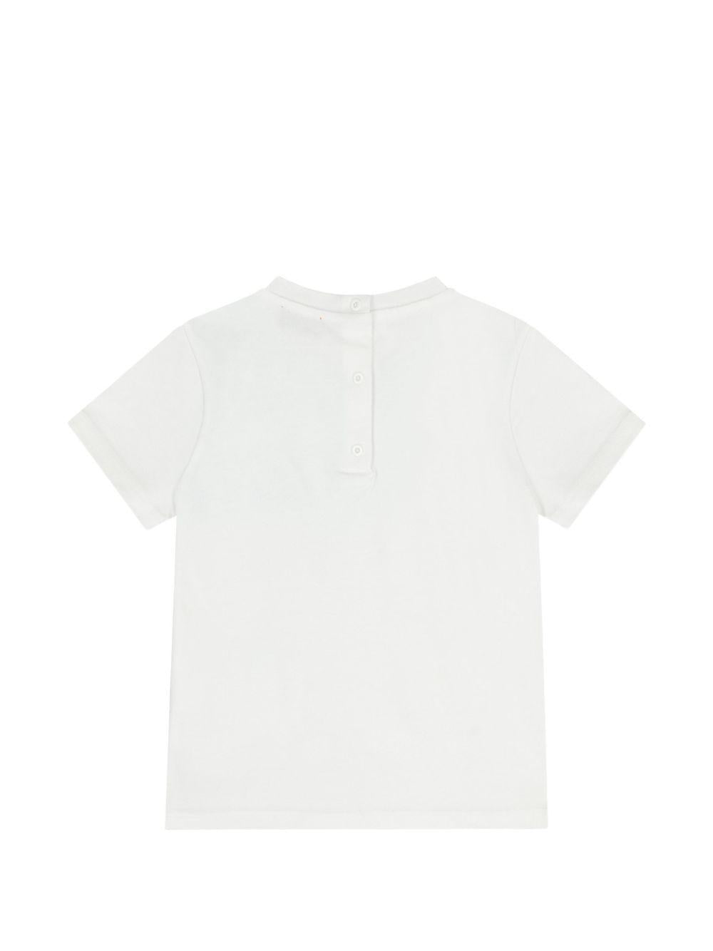 T-shirt per neonata Missoni Kids bianca con motivo a zigzag MY8501 Z3672 100AZ MISSONI KIDS 