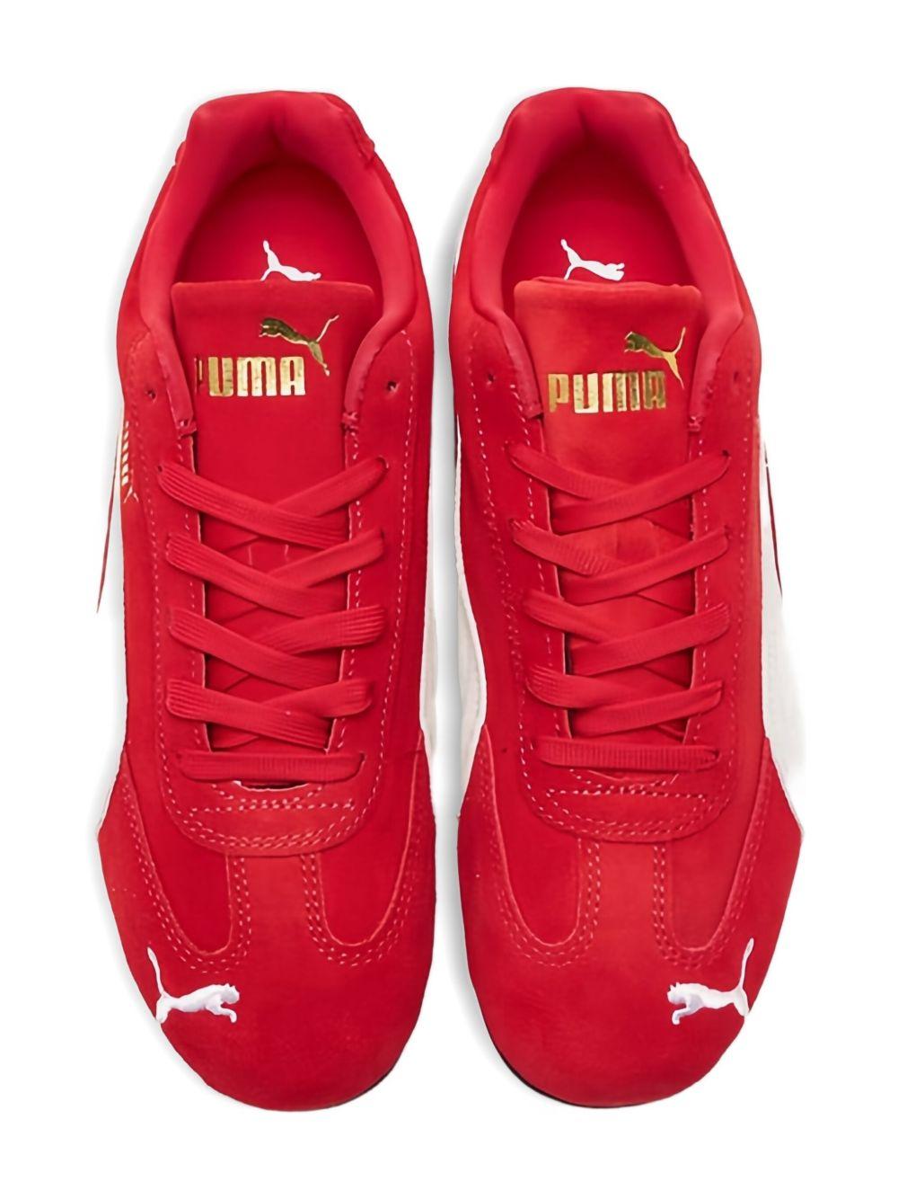 Sneakers Speedcat per bambino Puma Kids rosse con pelle scamosciata 401699 02 PUMA KIDS 