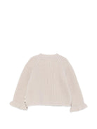 Maglione per neonata Douuod Kids beige con trama a coste DZ9000 Z3404 107 DOUUOD KIDS 