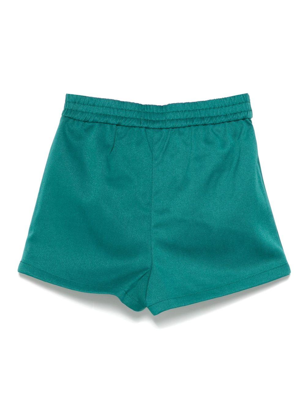 Shorts per bambina Scotch & Soda Kids verde effetto gonna plissettata 179326 301 SCOTCH&SODA 