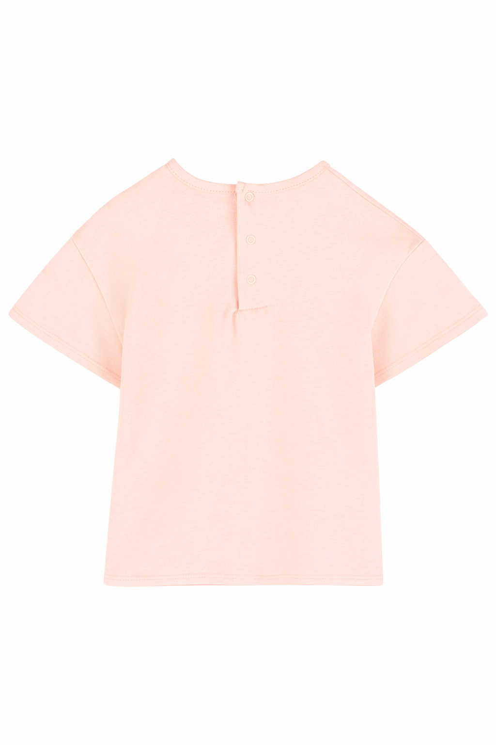 T-shirt per neonata Chloé Kids rosa con scritta logo C20910 46J CHLOE' KIDS 