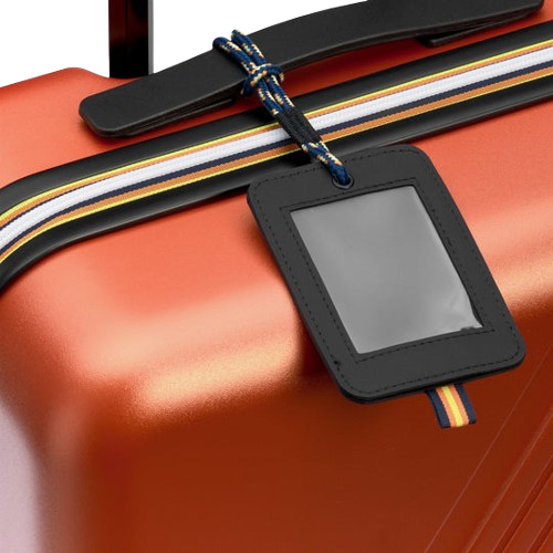 Trolley Eudoxieur K-Way Kids arancione con monogramma in rilievo K41351W 896 K-WAY KIDS 