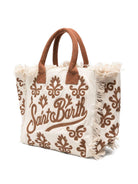 Borsa Vanity MC2 Saint Barth multicolore con ricamo lily tufting VANI024 09378L MC2 ST. BARTH KIDS 