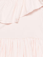 Abito monospalla per bambina Molo rosa chiaro con dettaglio balze 2S26E104 5647 MOLO KIDS 