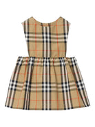 Abito per neonata Burberry Kids beige con motivo Check Vintage 8117967 B9368 BURBERRY KIDS 