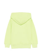 Felpa per bambini Moschino Kids verde con stampa Teddy Bear HUF09KLCA90 30355 MOSCHINO KIDS 
