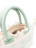 Borsa Vanity MC2 Saint Barth bianca con manici a contrasto VANI001 09481L MC2 ST. BARTH KIDS 