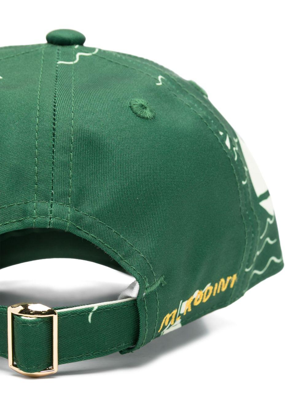 Cappello da baseball per bambino Mini Rodini Sailing Boats verde con stampa all-over 2526512275 GREEN MINI RODINI KIDS 