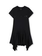 Abito leggero per bambina Givenchy Kids nero con caratteristico motivo 4G H30775 09B GIVENCHY KIDS 