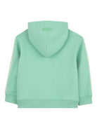 Felpa per bambino Lanvin Enfant verde con cappuccio N30349 68N LANVIN KIDS 