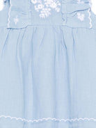 Abito per neonata  Tartine & Chocolat azzurro con ruches e ricami CC30151 43 TArtine & Chocolat KIDS 