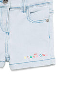 Shorts per neonata John Richmond Junior in denim azzurro RIP25031SH DENIM BLUE LIGHT JOHN RICHMOND JUNIOR 