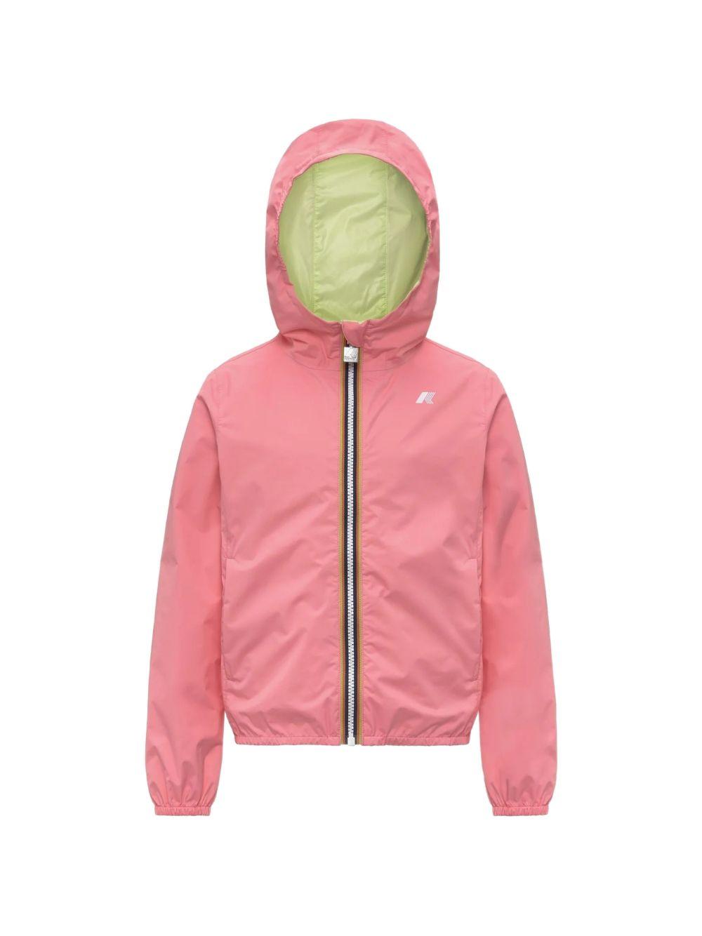 Giacca Lily per bambina K Way Kids rosa reversibile K61313W C0W K-WAY KIDS 