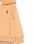 Felpa per neonato TRUSSARDI JUNIOR marrone con cappuccio e zip TIA25023FE APPLE CIN. TRUSSARDI JUNIOR 