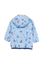 Giacca per neonato K Way Kids E. Le Vrai 4.0 Claudine azzurro con stampa all-over K2137YW A08 K-WAY KIDS 