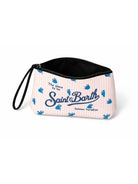 Pochette Aline MC2 Saint Barth multicolore con stampa grafica bradipi ALIN001 02111L MC2 ST. BARTH KIDS 