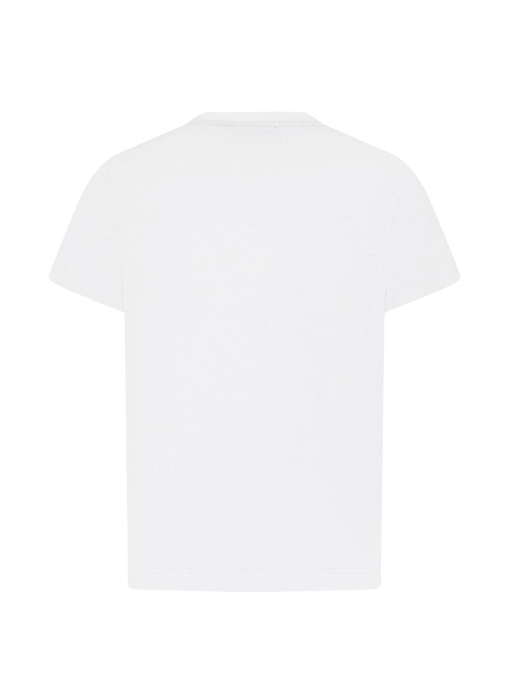 T-shirt per bambino Missoni Kids bianca con stampa grafica zigzag MY8P91 Z3672 100MC MISSONI KIDS 