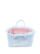Borsa Colette MC2 Saint Barth azzurra con motivo a conchiglia COL0005 00524L MC2 ST. BARTH KIDS 