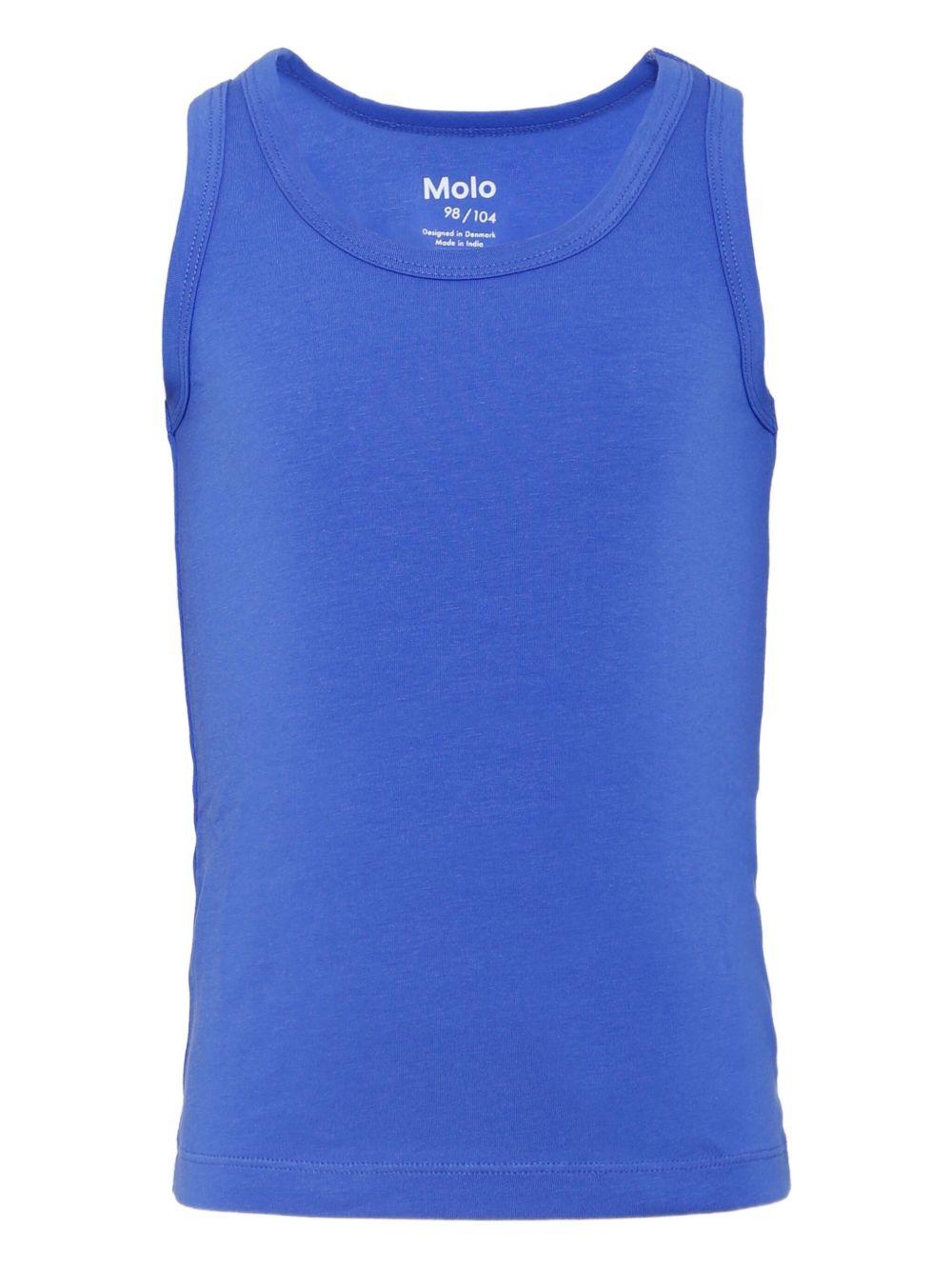 Set canotte per bambino Molo blu Jayden con motivo smiley 1W25Q101 9458 MOLO 