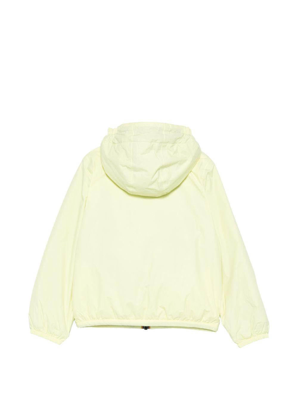 Giubbino P. Le Vrai 4.0 Claude per bambini K Way Kids giallo con logo K7141FW W0Z K-WAY KIDS 