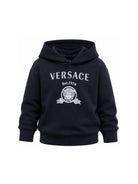 Felpa per bambino Versace Kids blu con stampa grafica 10249501A18126 2U4K0 VERSACE KIDS 