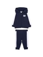 Tuta sportiva per neonato BOSS Kids blu con dettaglio a righe J53051 849 BOSS KIDS 