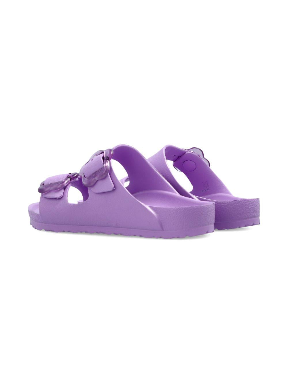 Sandali Arizona per bambina Birkenstock Kids viola con chiusura fibbia 1031262 CROCUS BIRKENSTOCK KIDS 