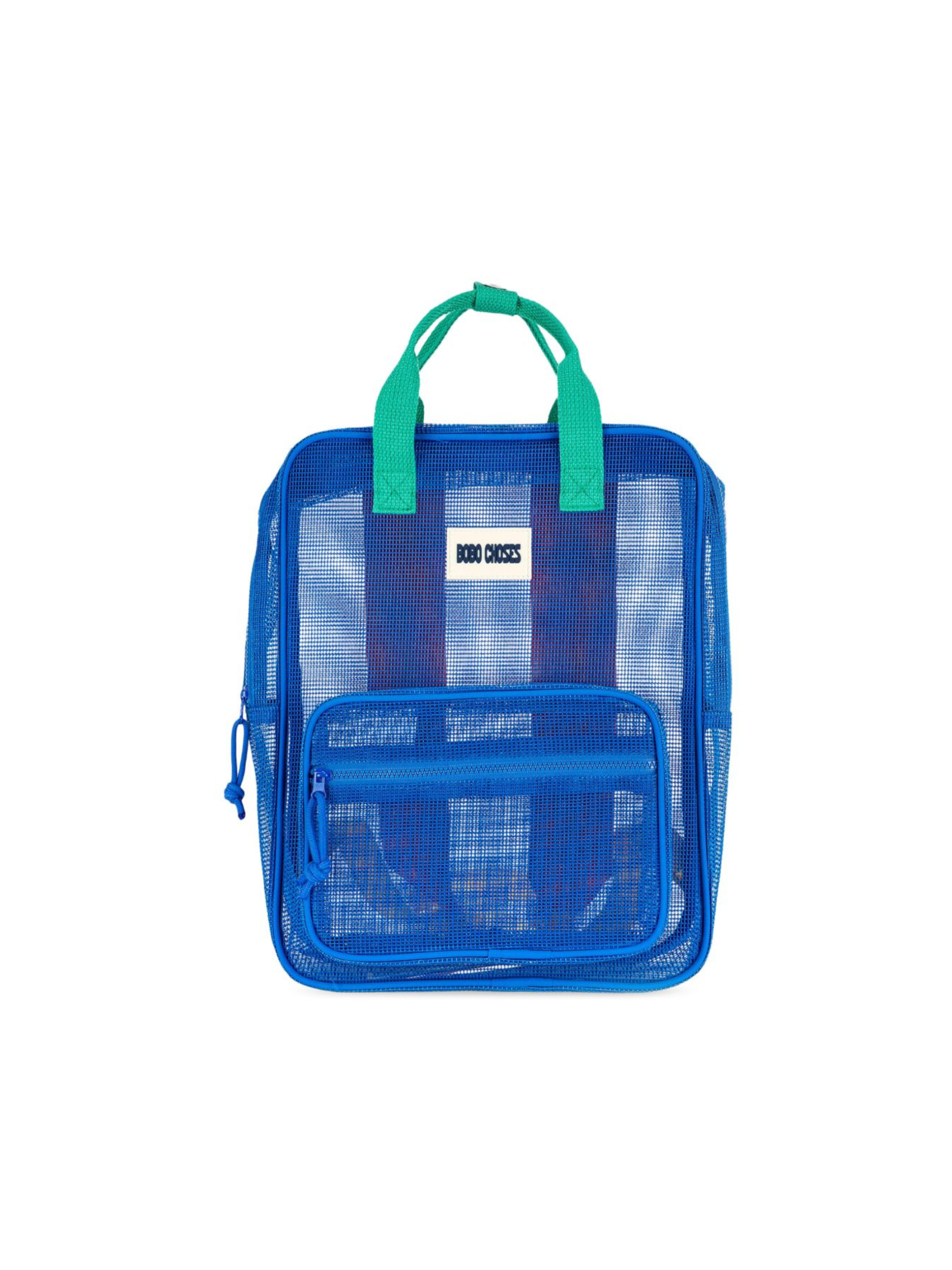 Zaino per bambini Bobo Choses blu con design a rete B126AI032 991 BOBO CHOSES KIDS 