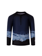 T-shirt da mare per bambino Molo multicolore con stampa skater 8S26P206 5198 MOLO 