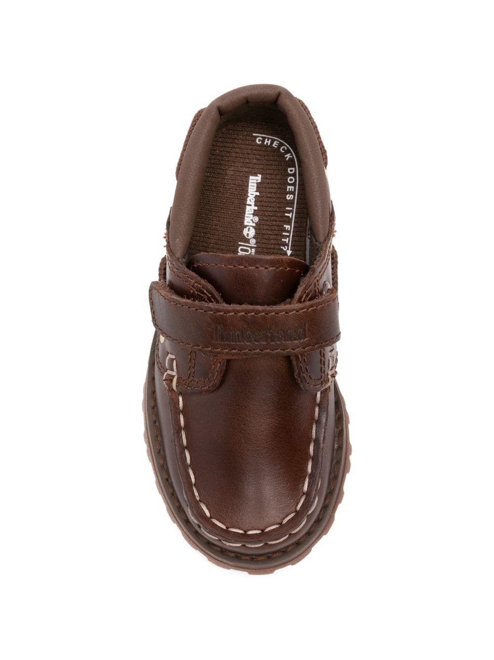 Scarpe da barca per bambini Timberland Kids marroni con chiusura a strappo TB0A5P7A EM61 TIMBERLAND KIDS 