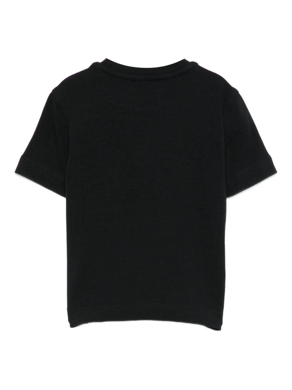 T-shirt per neonata Elisabetta Franchi La Mia Bambina nero con logo EGTS1030JE006 N000 ElISABETTA FRANCHI 