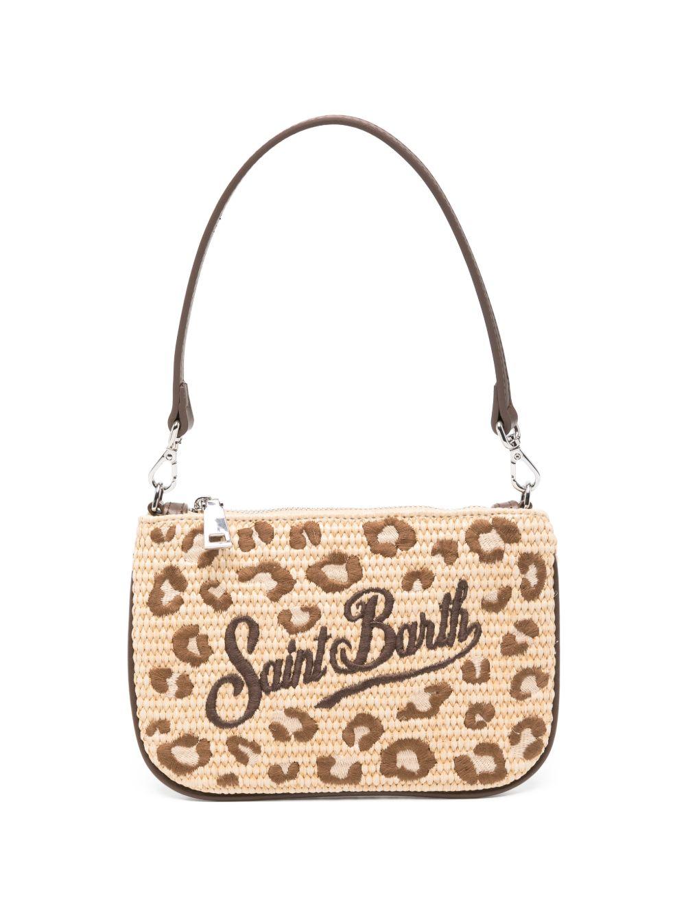 Pochette Parisienne MC2 Saint Barth beige con stampa leopardata PARM002 00349L MC2 ST. BARTH KIDS 