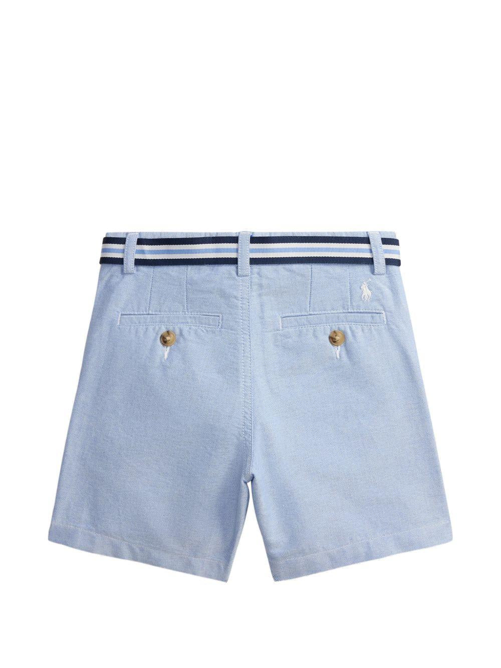 Shorts per bambino Polo Ralph Lauren Kids azzurri con cintura 322963291 502 Ralph Lauren kids 