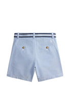 Shorts per bambino Polo Ralph Lauren Kids azzurri con cintura 322963291 502 Ralph Lauren kids 